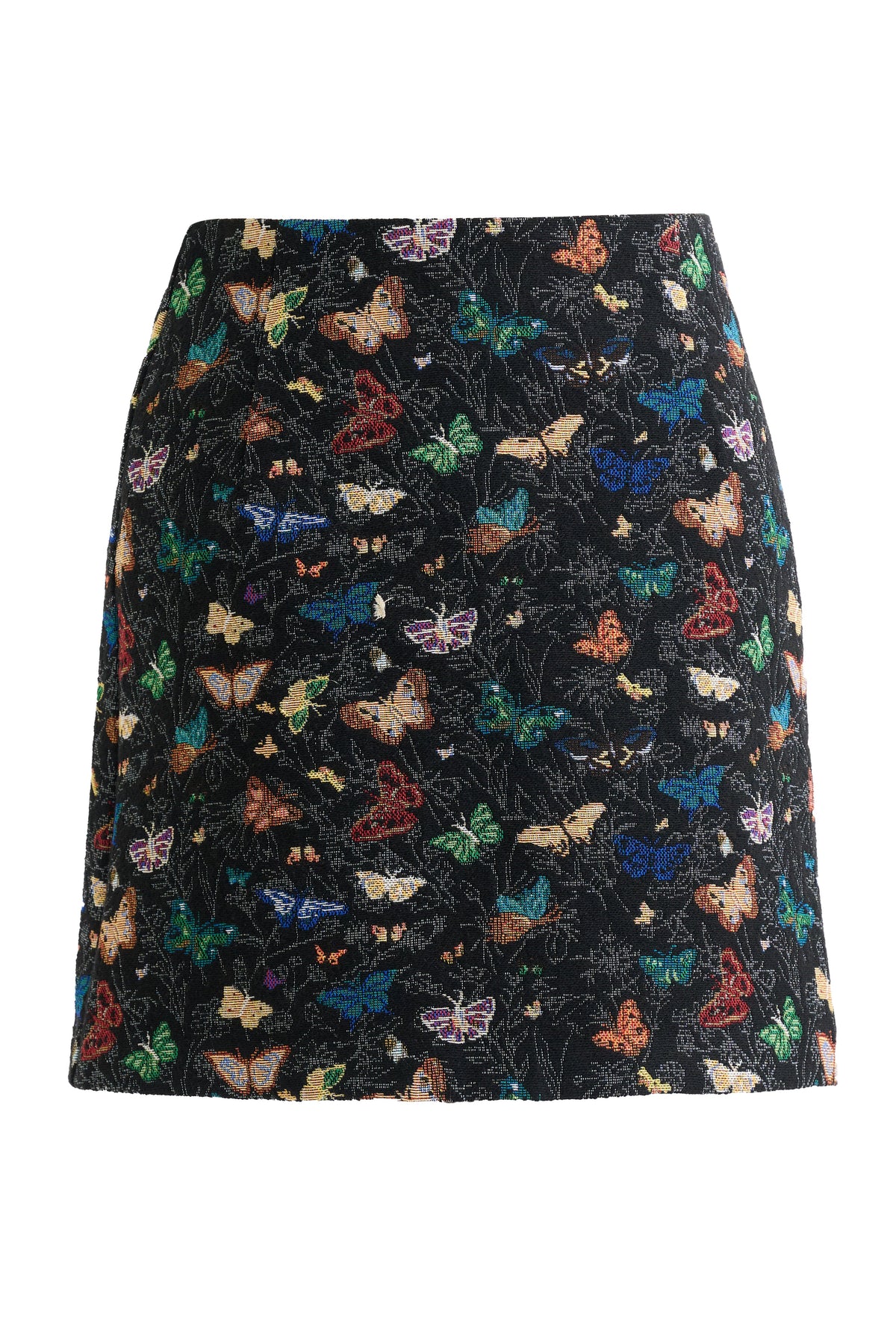 Aubin Butterfly Ball Jacquard Mini A-Line Skirt - Multicoloured