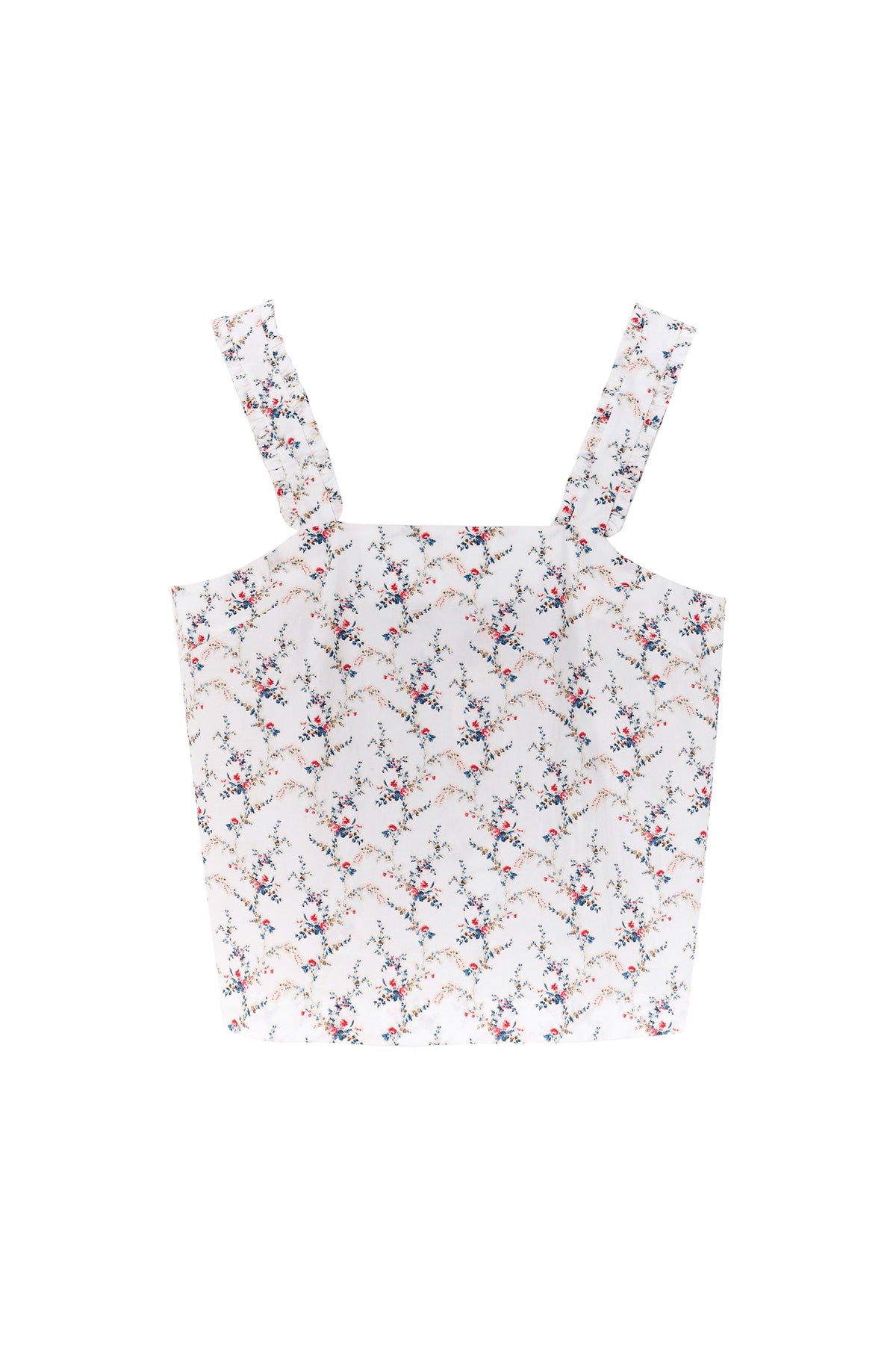 Siena Regency Print Strappy Tie Back Top