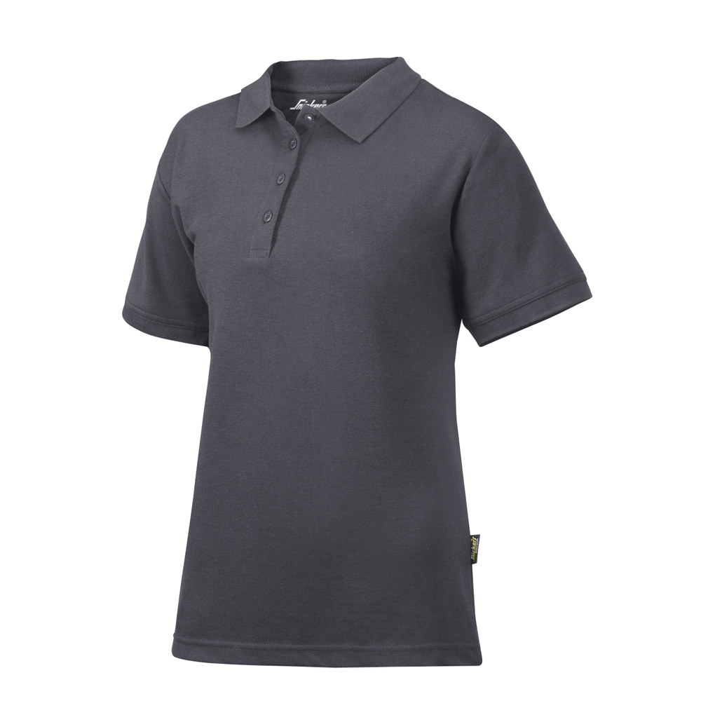 Snickers 2702 Womens Ladies Work Polo Shirt T-Shirt Steel Grey / XS