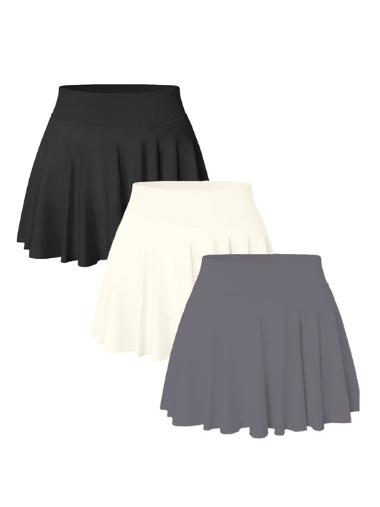 M&N ActiveFlex 3-Pack Tennis Skirt
