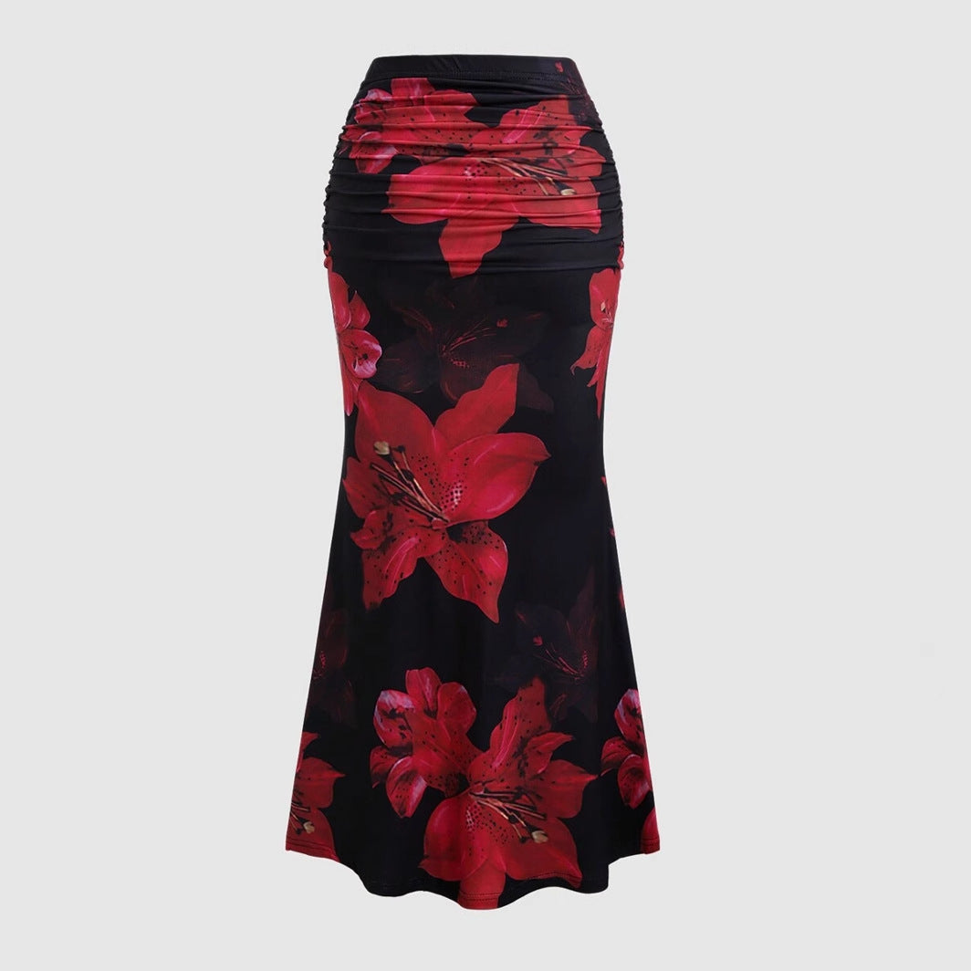 🌺 M&N Bloom Flow Maxi Skirt