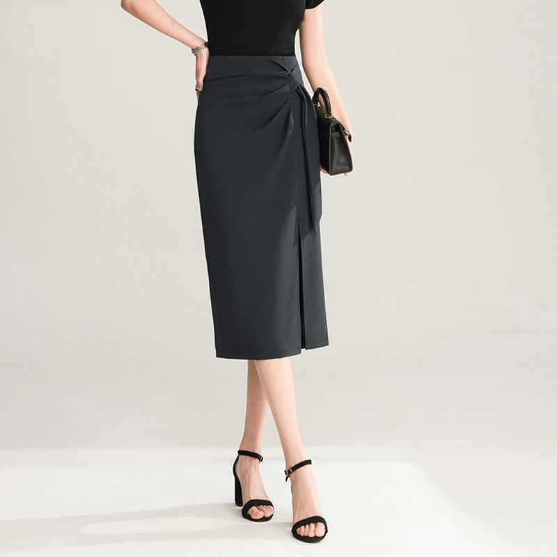 🖤 M&N Elegant Wrap Midi Skirt