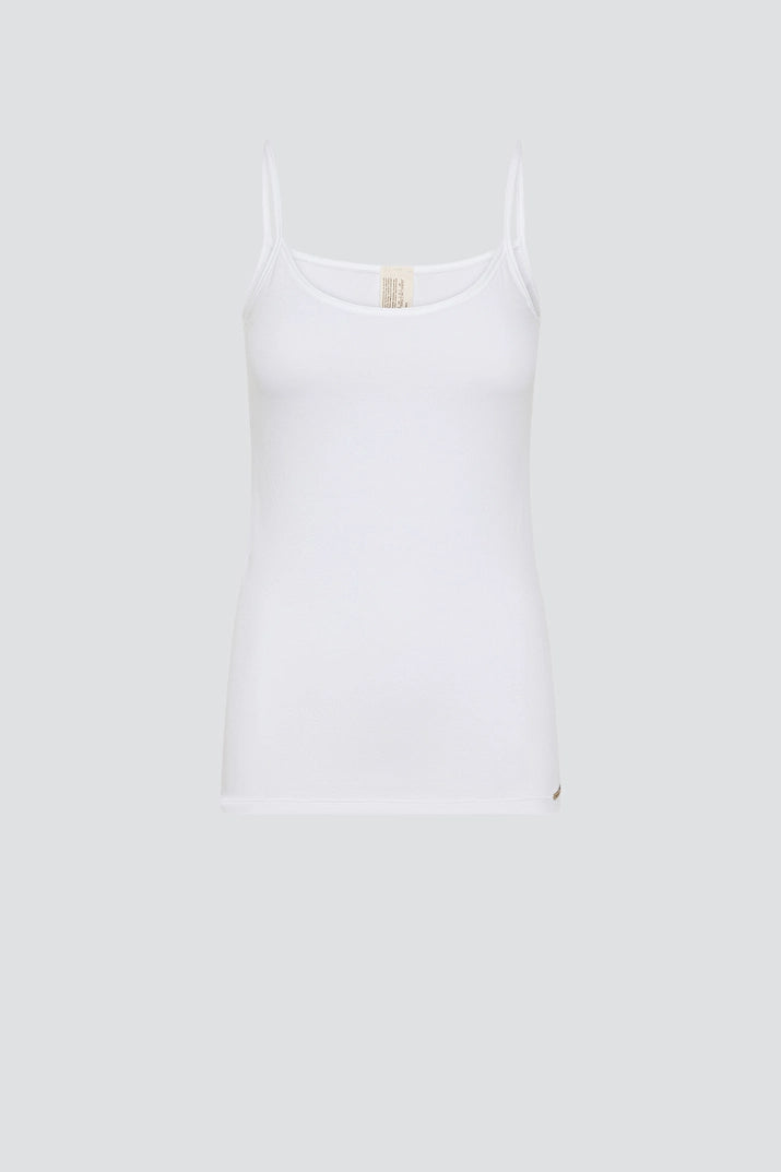 Fairtrade Organic Spaghetti Strap Undershirt: Womens