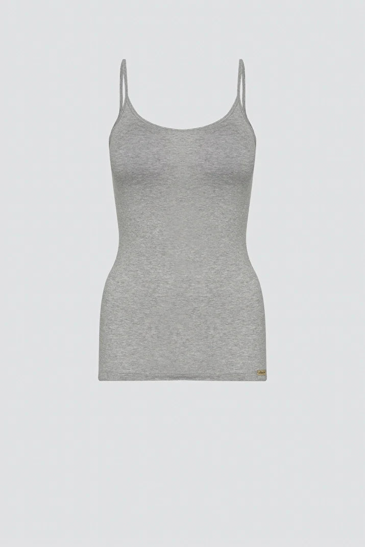Fairtrade Organic Spaghetti Strap Undershirt: Womens