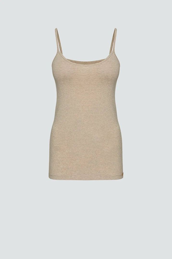 Fairtrade Organic Spaghetti Strap Undershirt: Womens