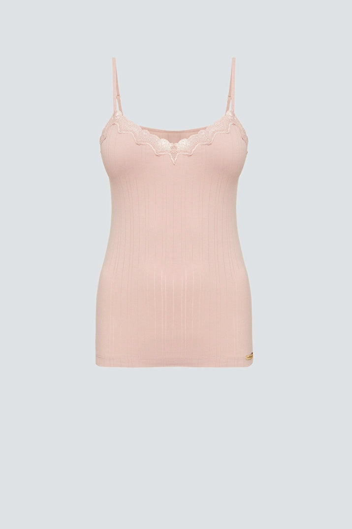 Fairtrade Organic Ribbed Camisole Top: Womens