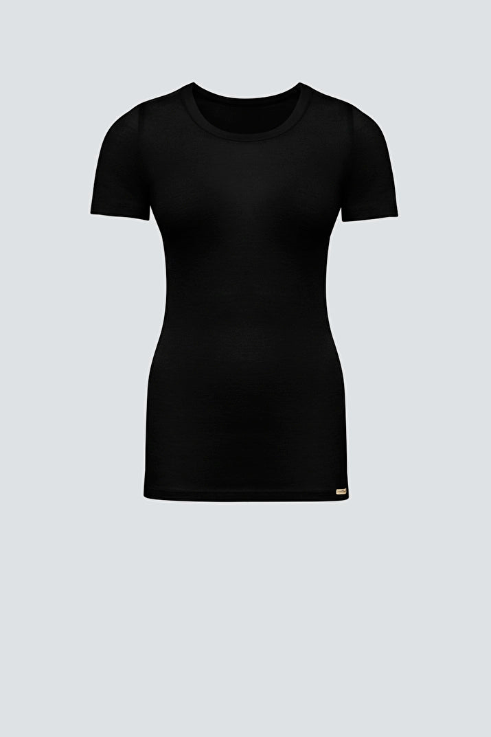 Merino Wool & Silk Thermal T-shirt: Womens
