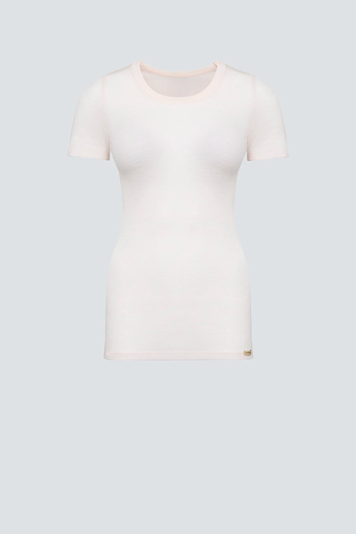 Merino Wool & Silk Thermal T-shirt: Womens