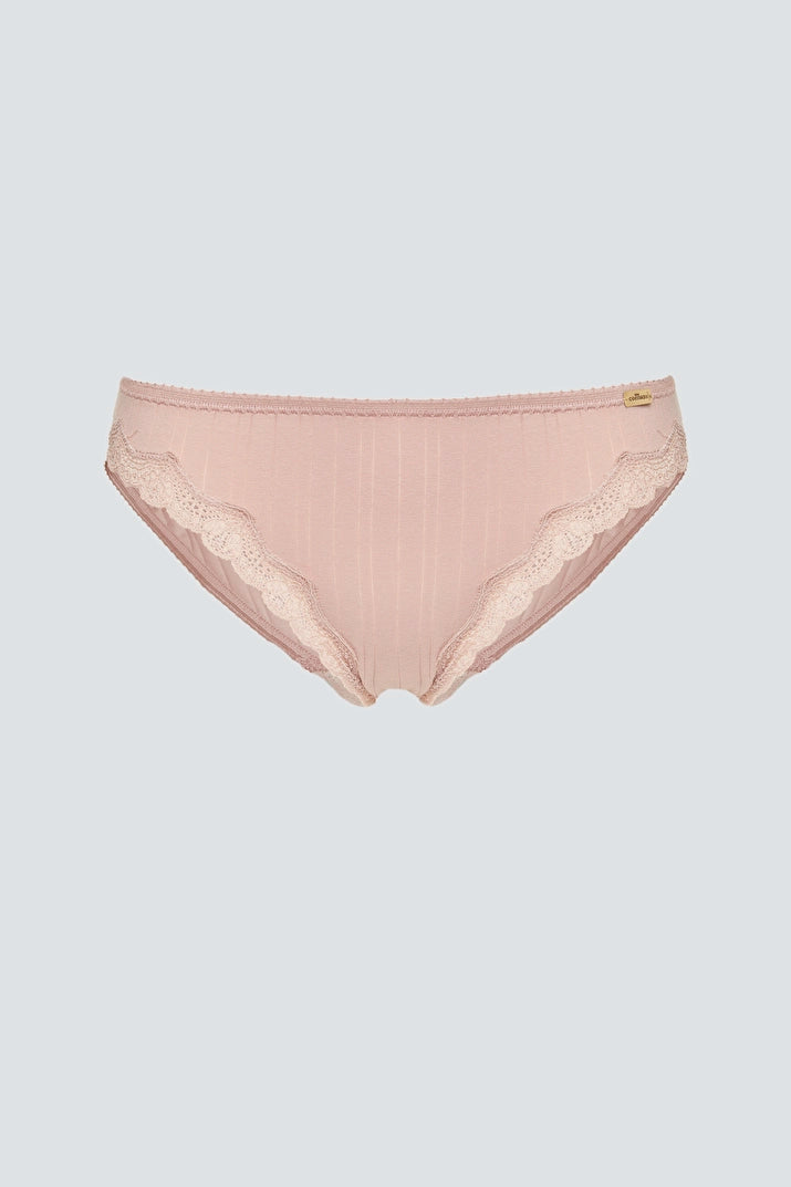 Organic Ribbed Briefs: Womens