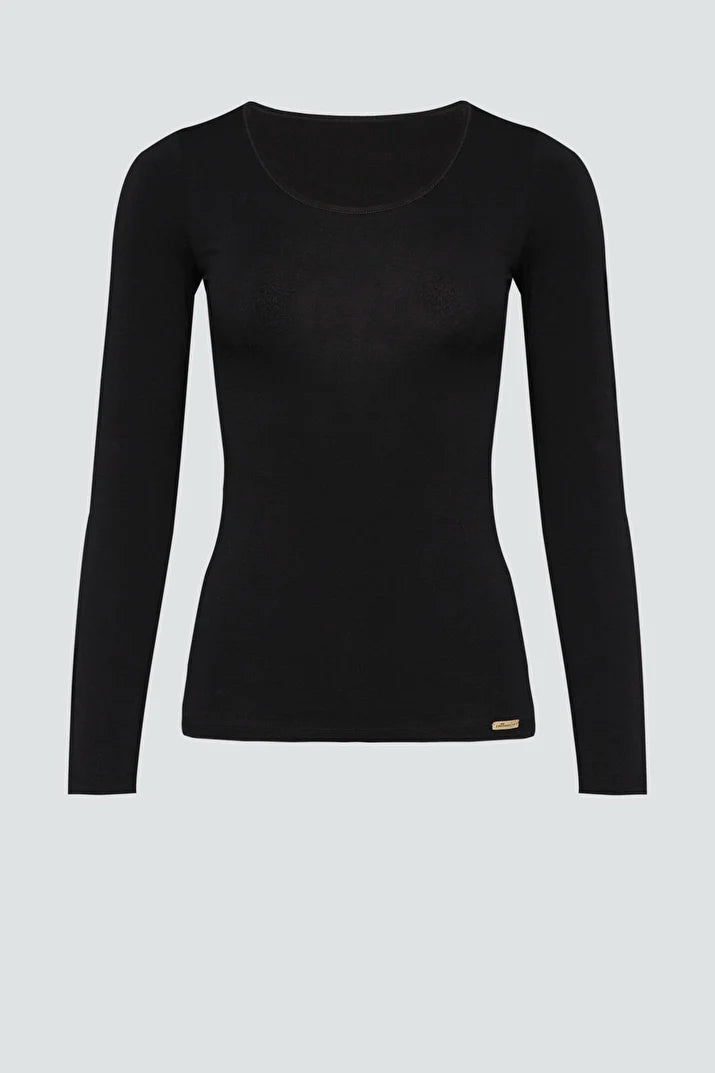 Fairtrade Organic Long Sleeve Undershirt: Womens