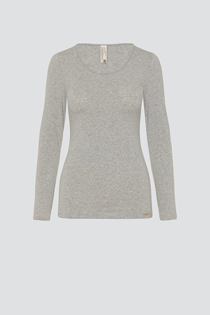 Fairtrade Organic Long Sleeve Undershirt: Womens