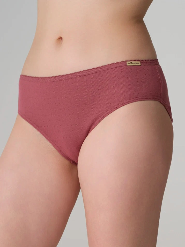 Organic Breathable Mid-rise Brief: Womens