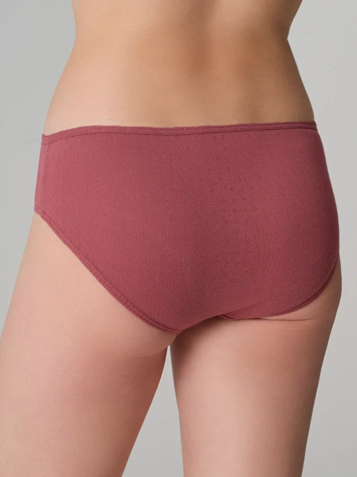 Organic Breathable Mid-rise Brief: Womens