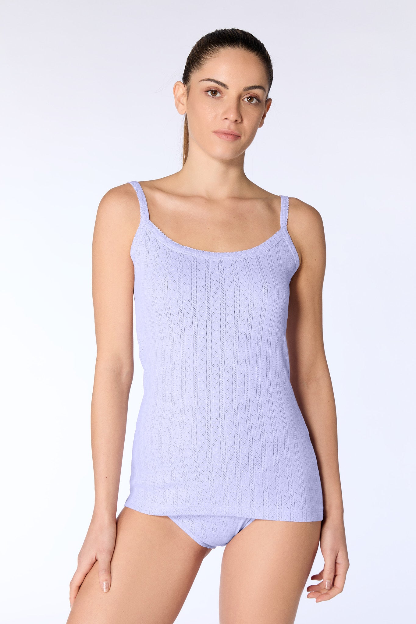 Organic Jacquard Vest with Strap: Womens