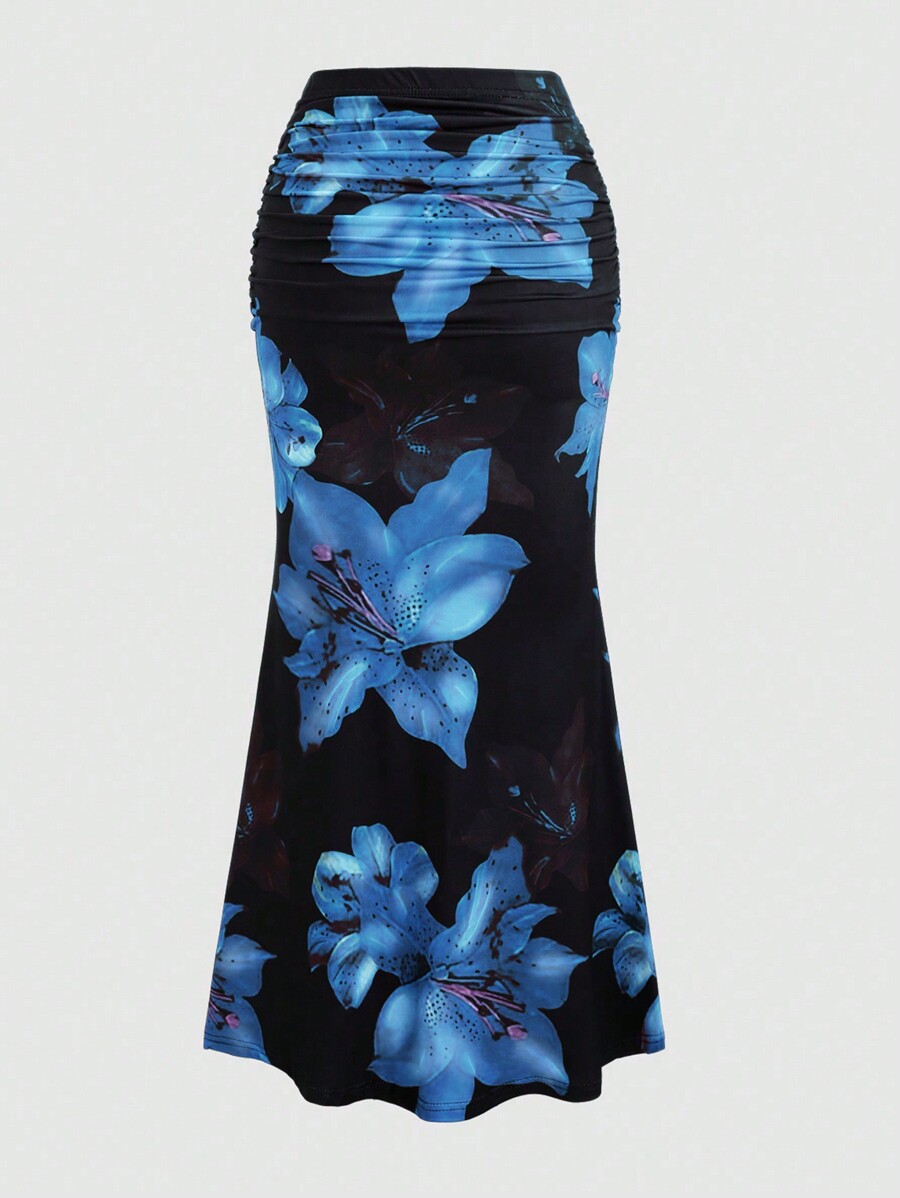 🌺 M&N Bloom Flow Maxi Skirt
