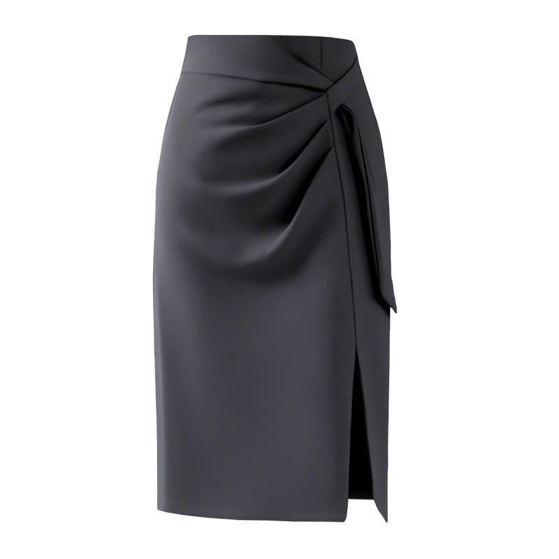 🖤 M&N Elegant Wrap Midi Skirt