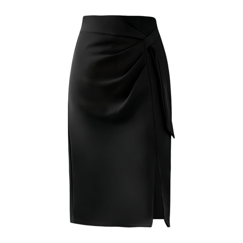 🖤 M&N Elegant Wrap Midi Skirt