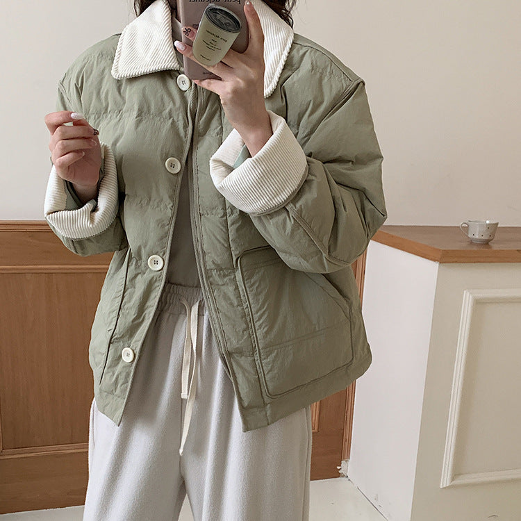 Women's Winter Short Loose Cotton Coat