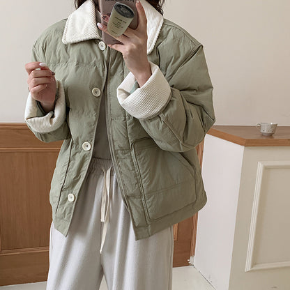 Women's Winter Short Loose Cotton Coat