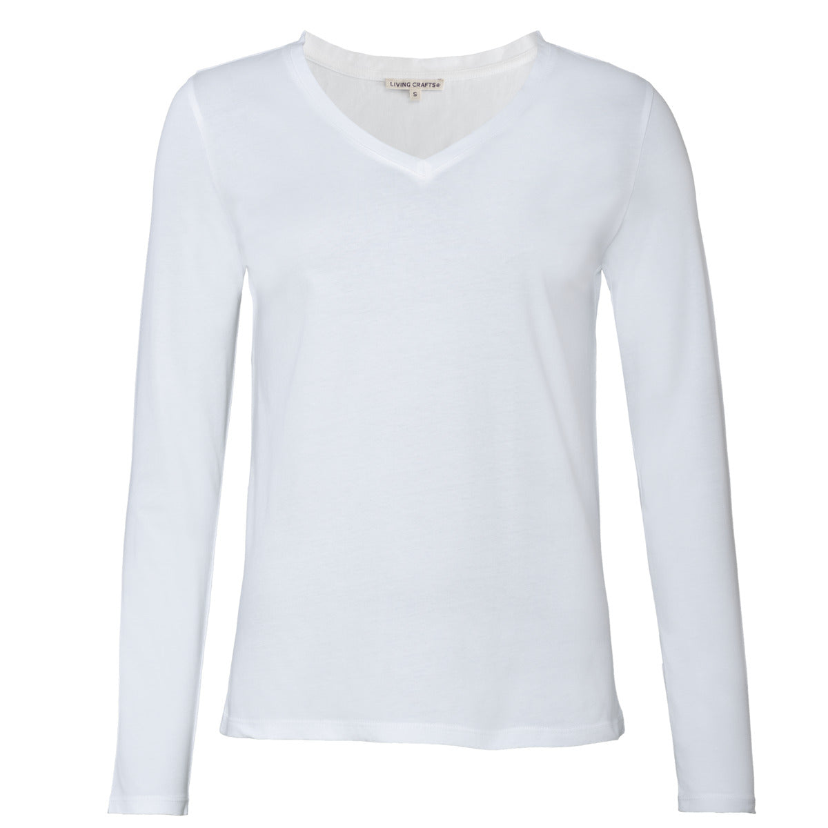 Long Sleeve V-Neck Top – Navy