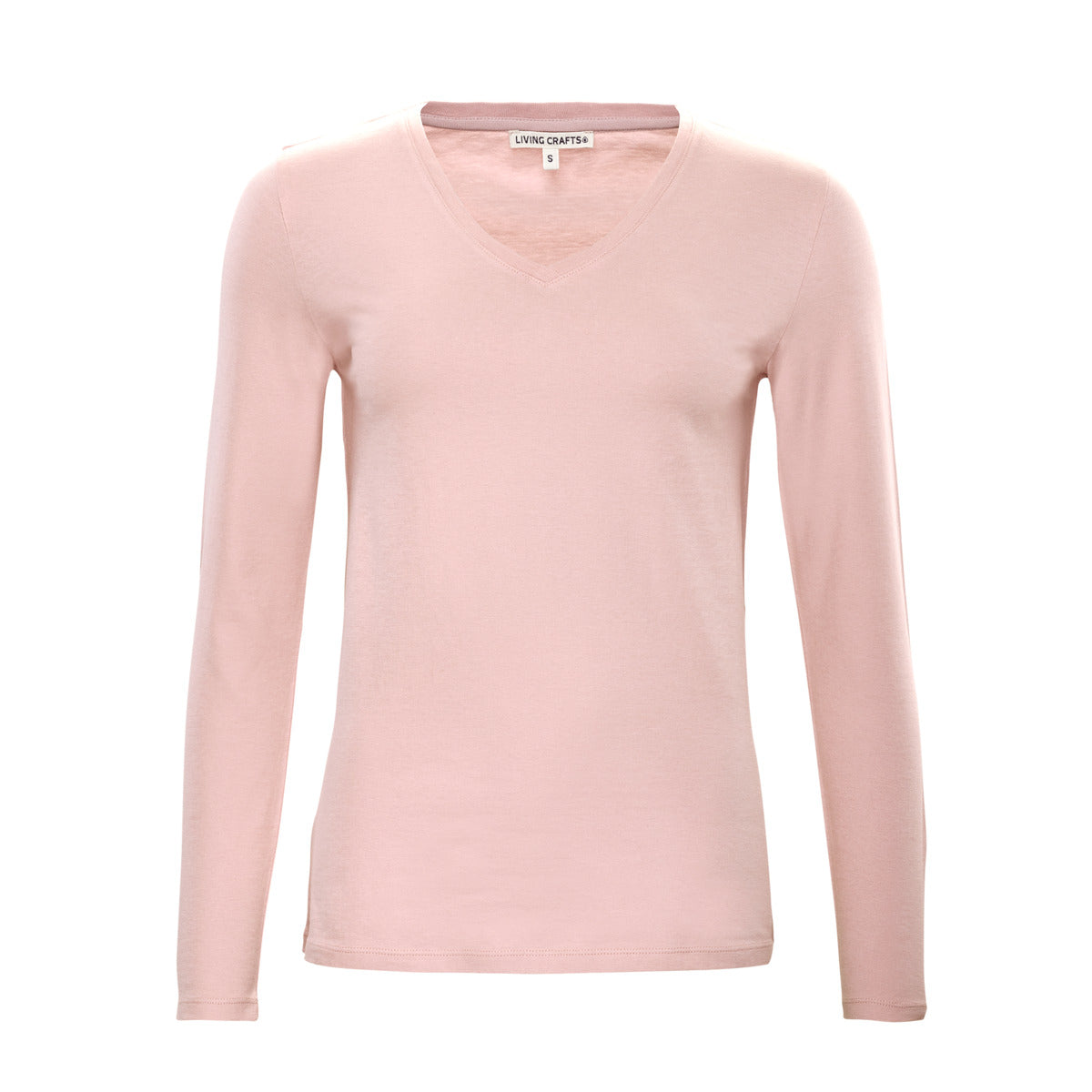 Long Sleeve V-Neck Top – Navy