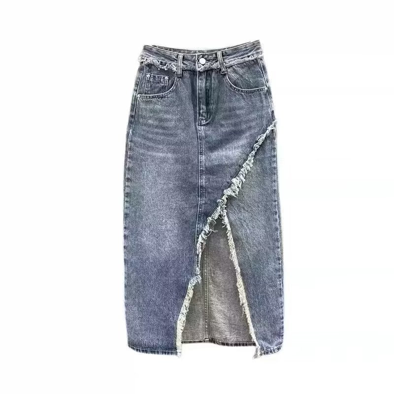 💙 M&N Urban Split Denim Skirt