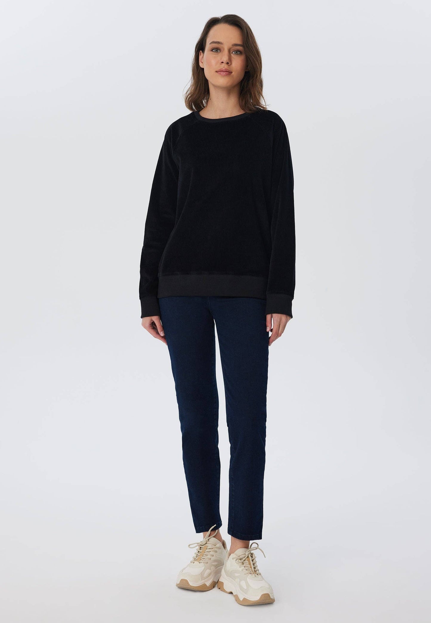 Corduroy Sweatshirt – Red