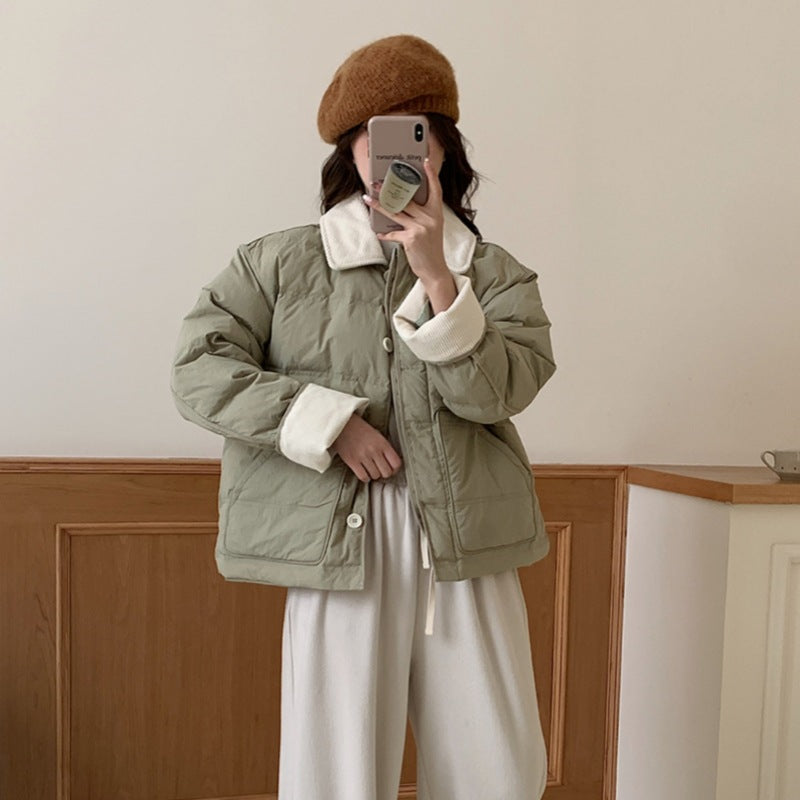 Women's Winter Short Loose Cotton Coat