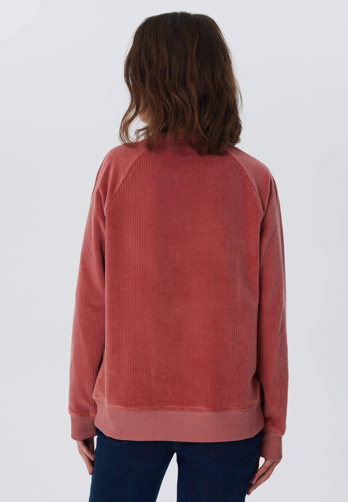 Corduroy Sweatshirt – Red