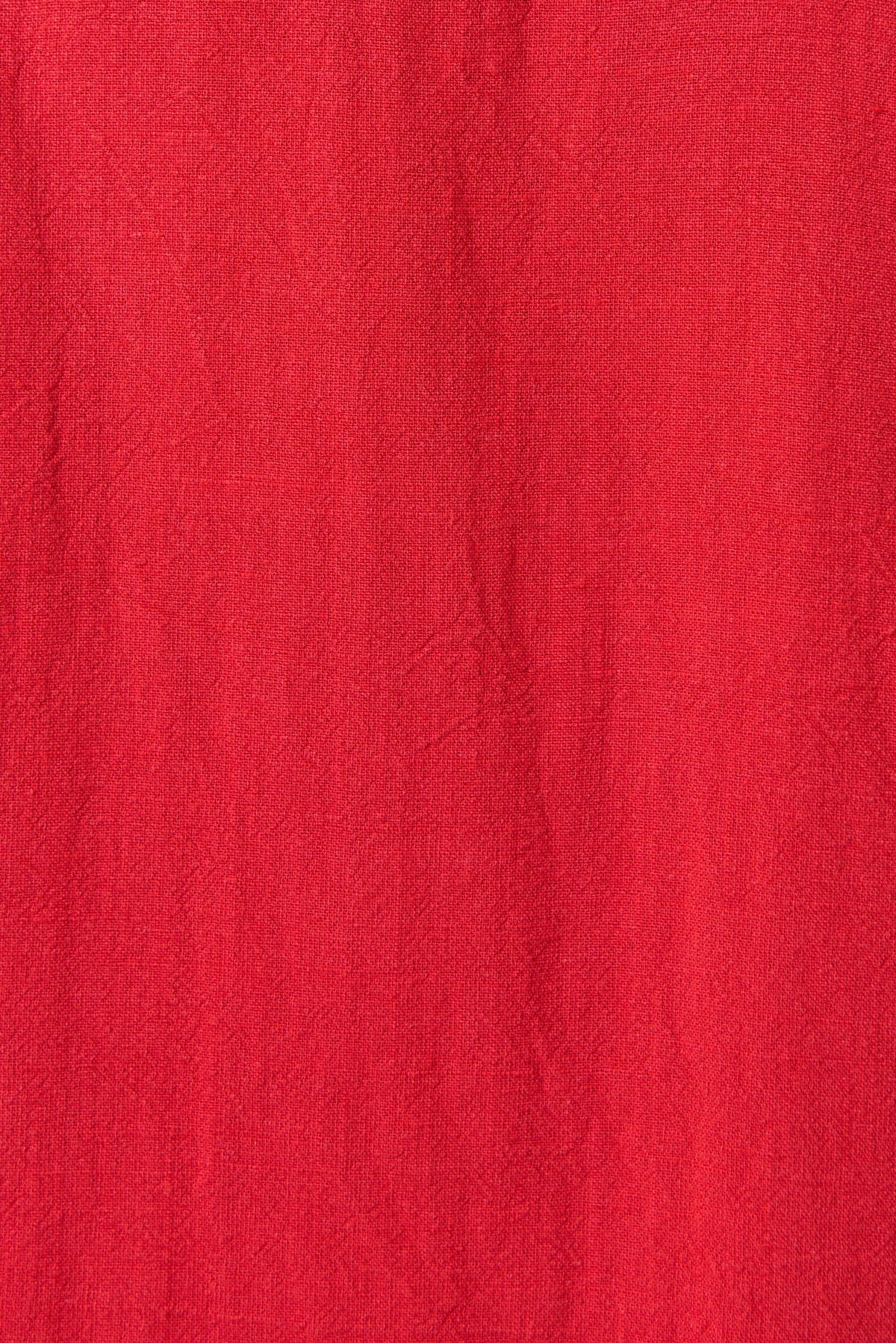 Kit Linen Mix 2 Pocket Short Sleeve Shirt - Red