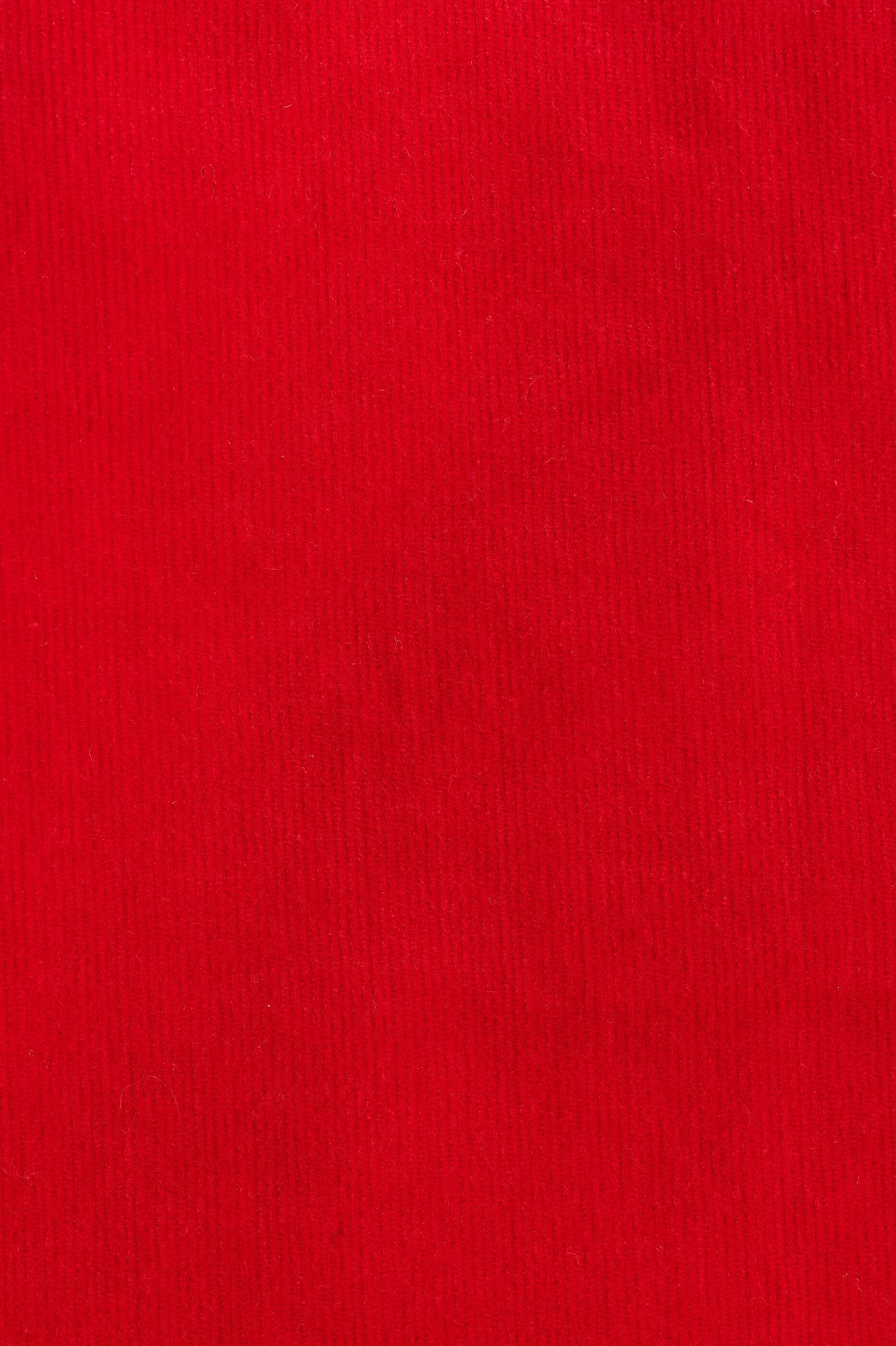 River Babycord Ric Rac Trim Wide Leg Trouser - Red