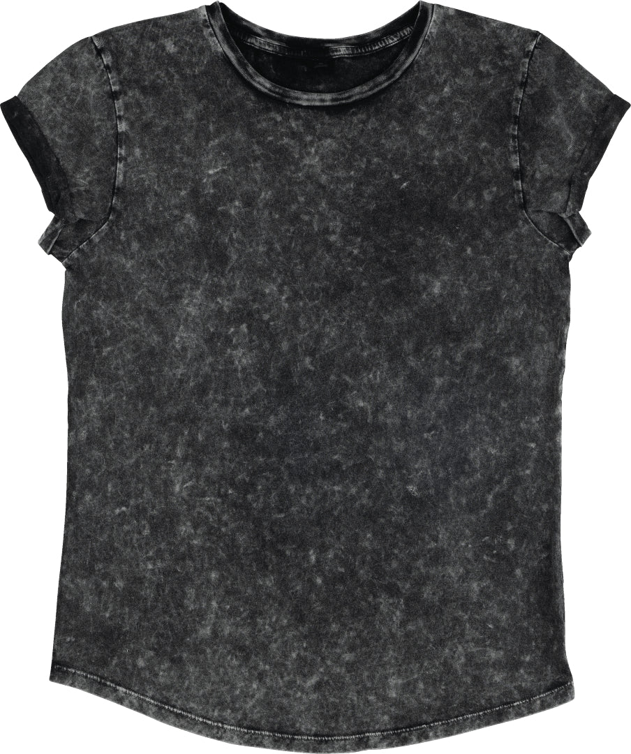 Rolled Sleeve T-Shirt – Pink
