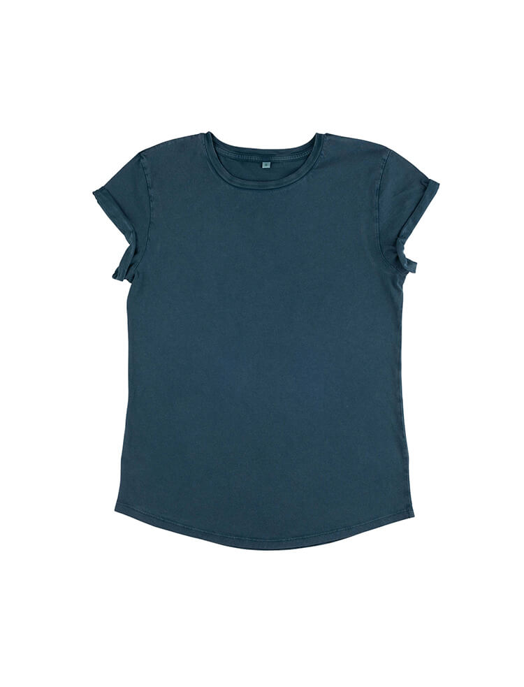 Rolled Sleeve T-Shirt – Pink