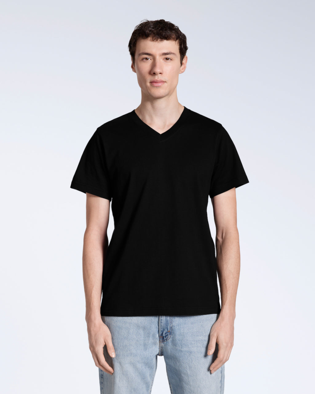 V-Neck T-Shirt – Black
