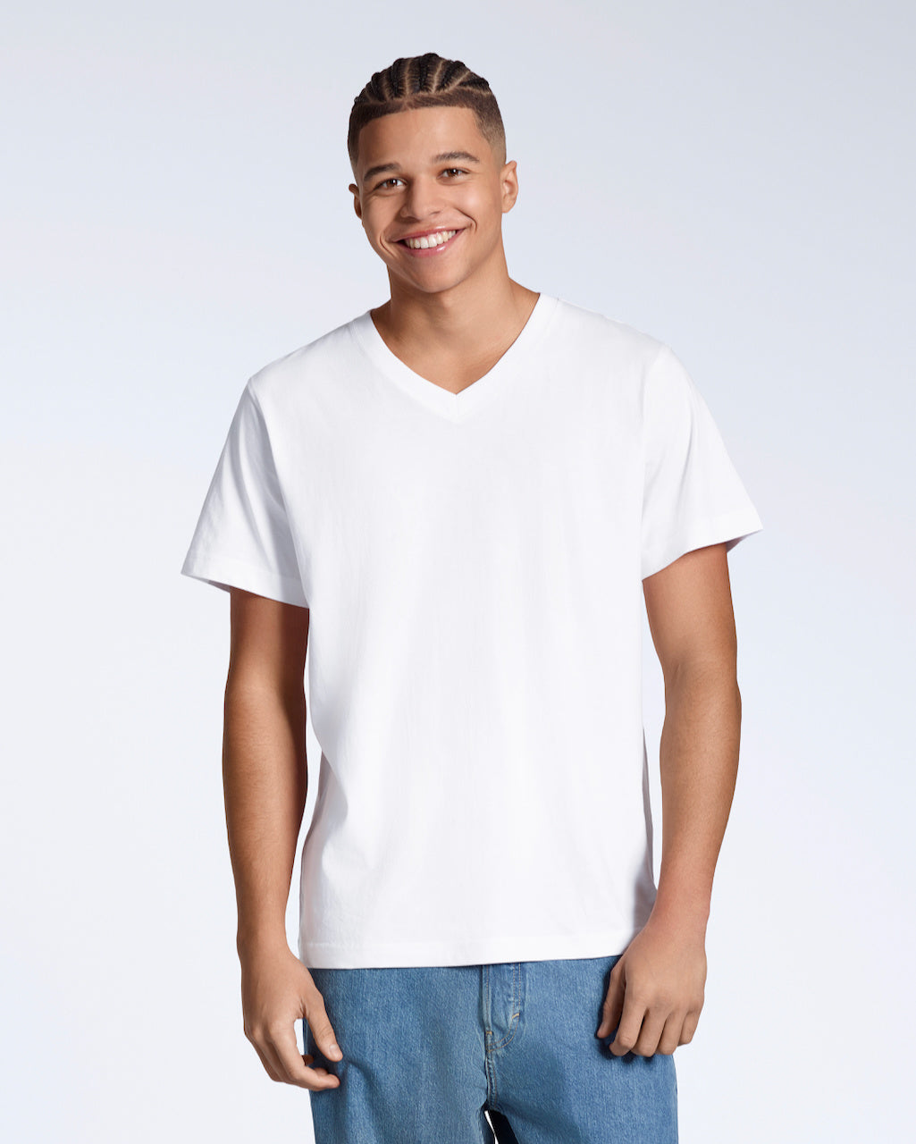 V-Neck T-Shirt – Black