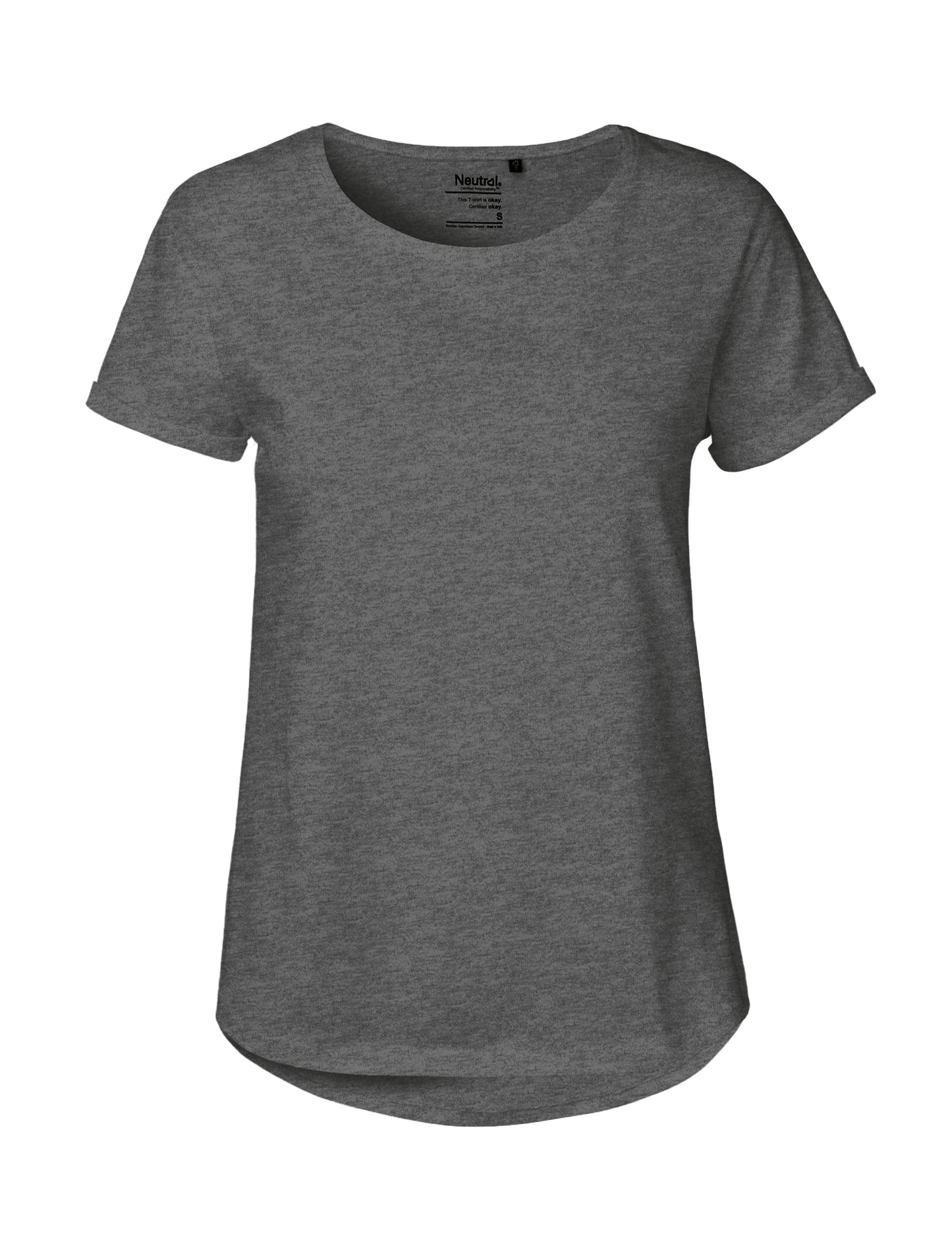Roll Sleeve T-Shirt – Grey