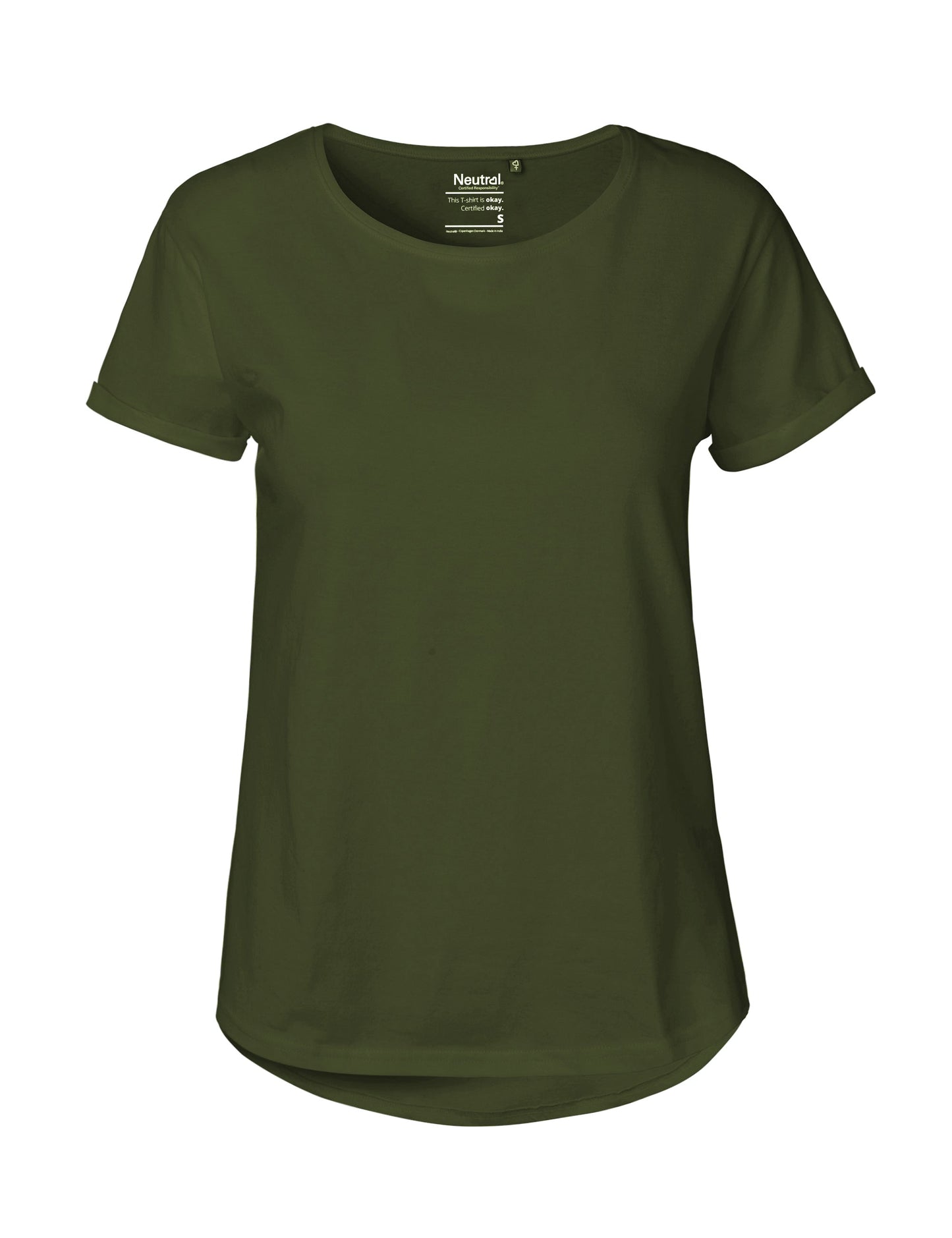 Roll Sleeve T-Shirt – Grey