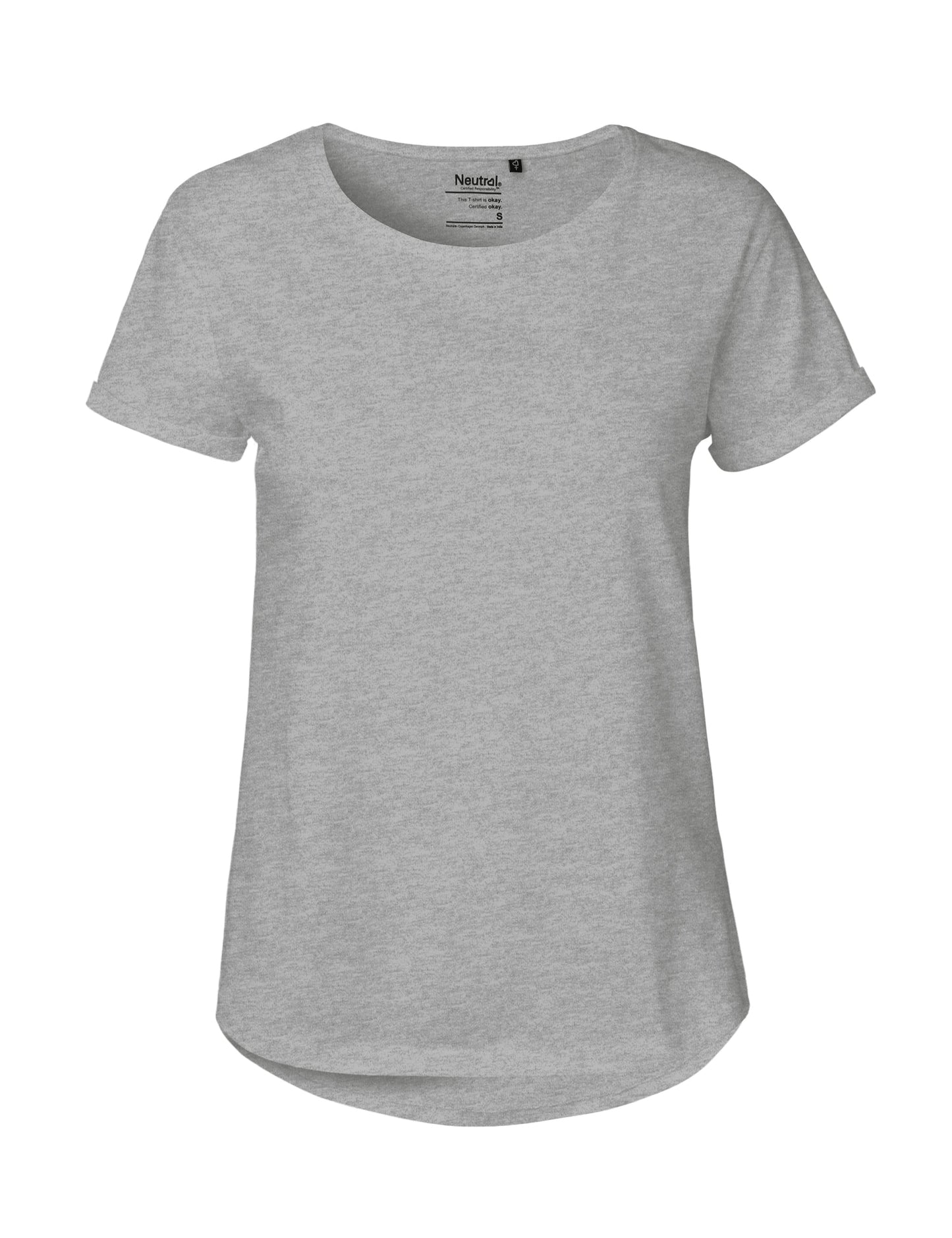 Roll Sleeve T-Shirt – Grey