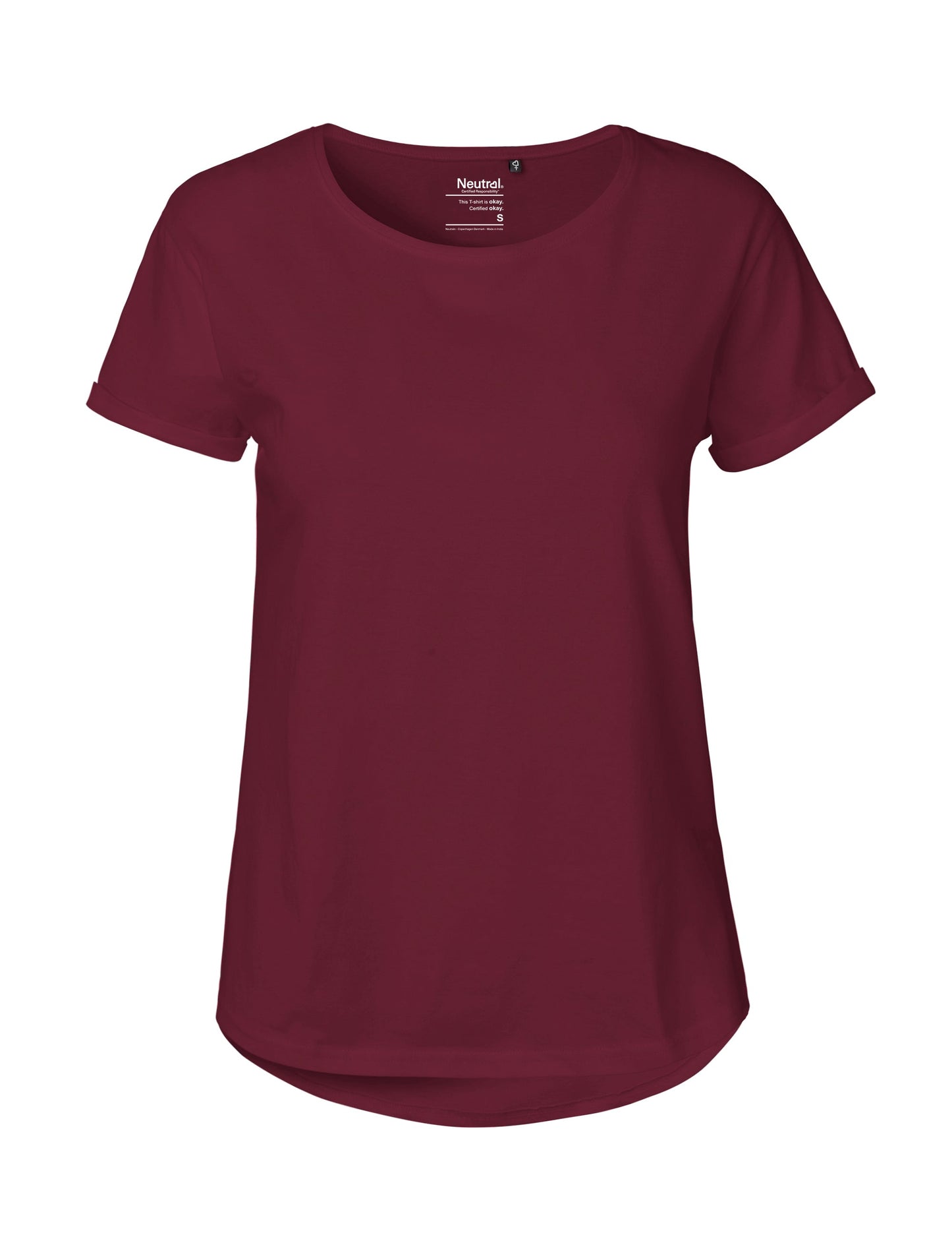 Roll Sleeve T-Shirt – Grey