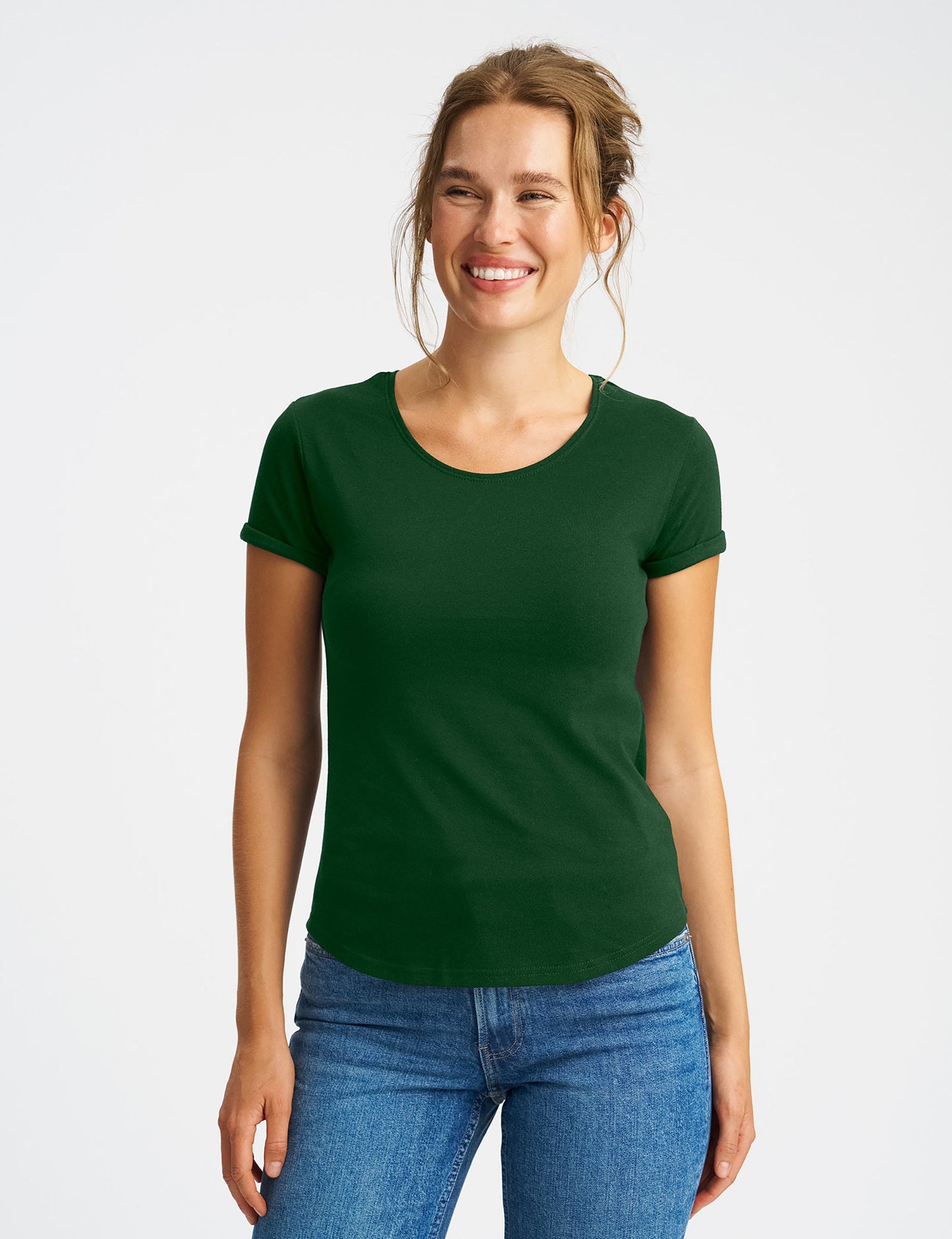 Roll Sleeve T-Shirt – Grey