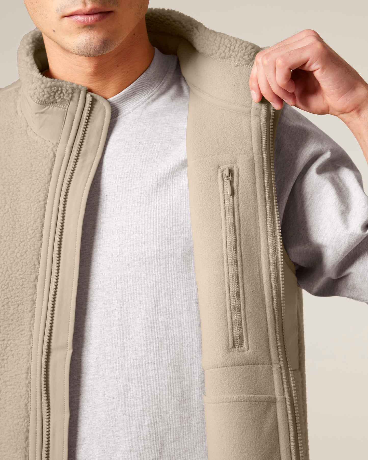Sherpa Fleece Bodywarmer – Unisex