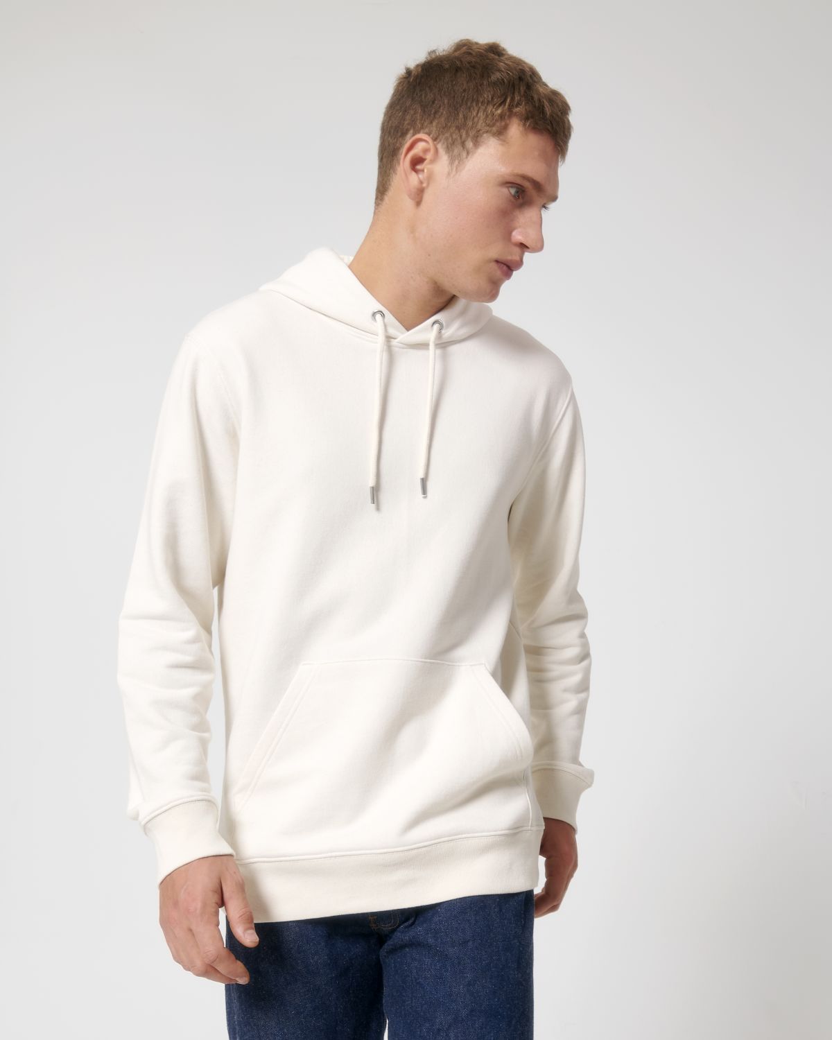Regenerated Cotton Hooded Sweatshirt: Unisex