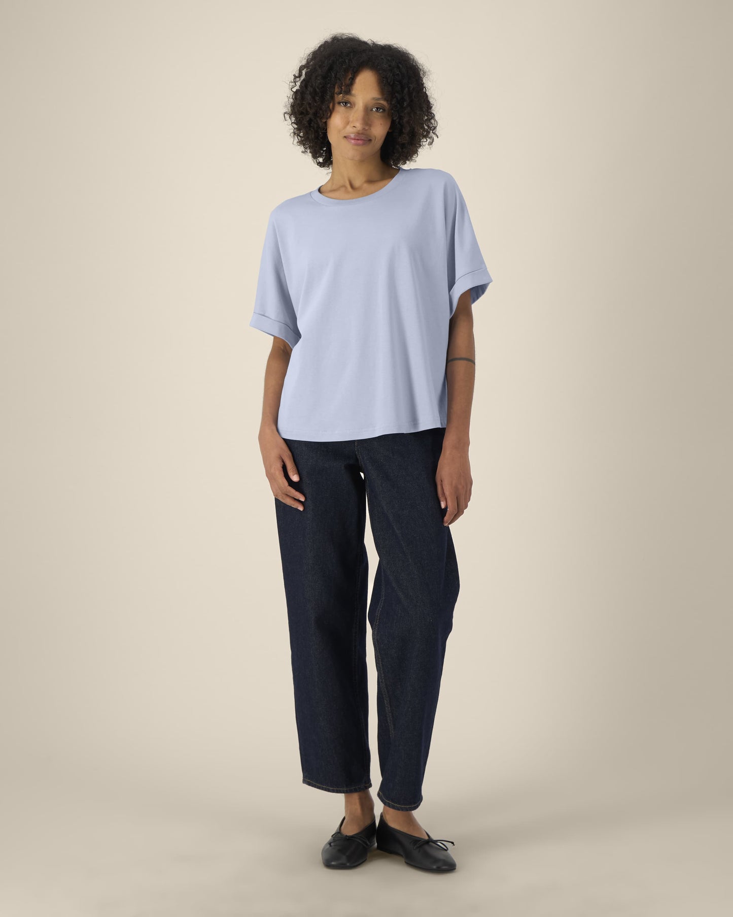Oversized Dolman Sleeve T-Shirt – Yellow