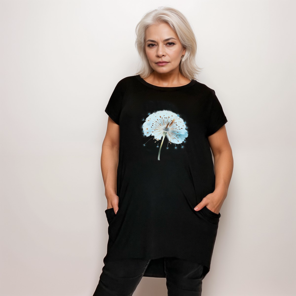 Dandelion Long Pocket T-Shirt