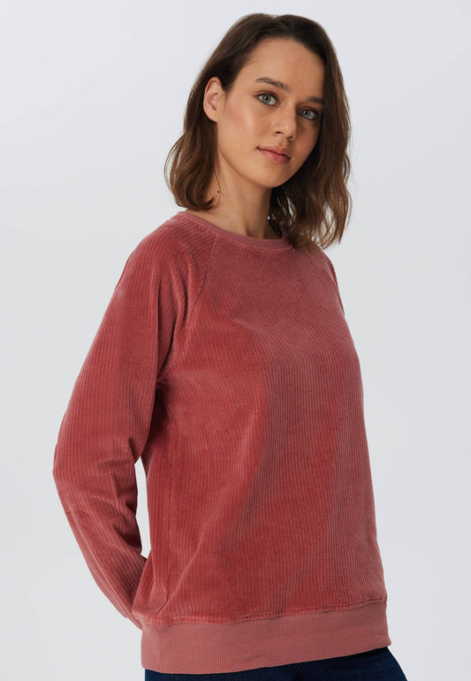 Corduroy Sweatshirt – Red