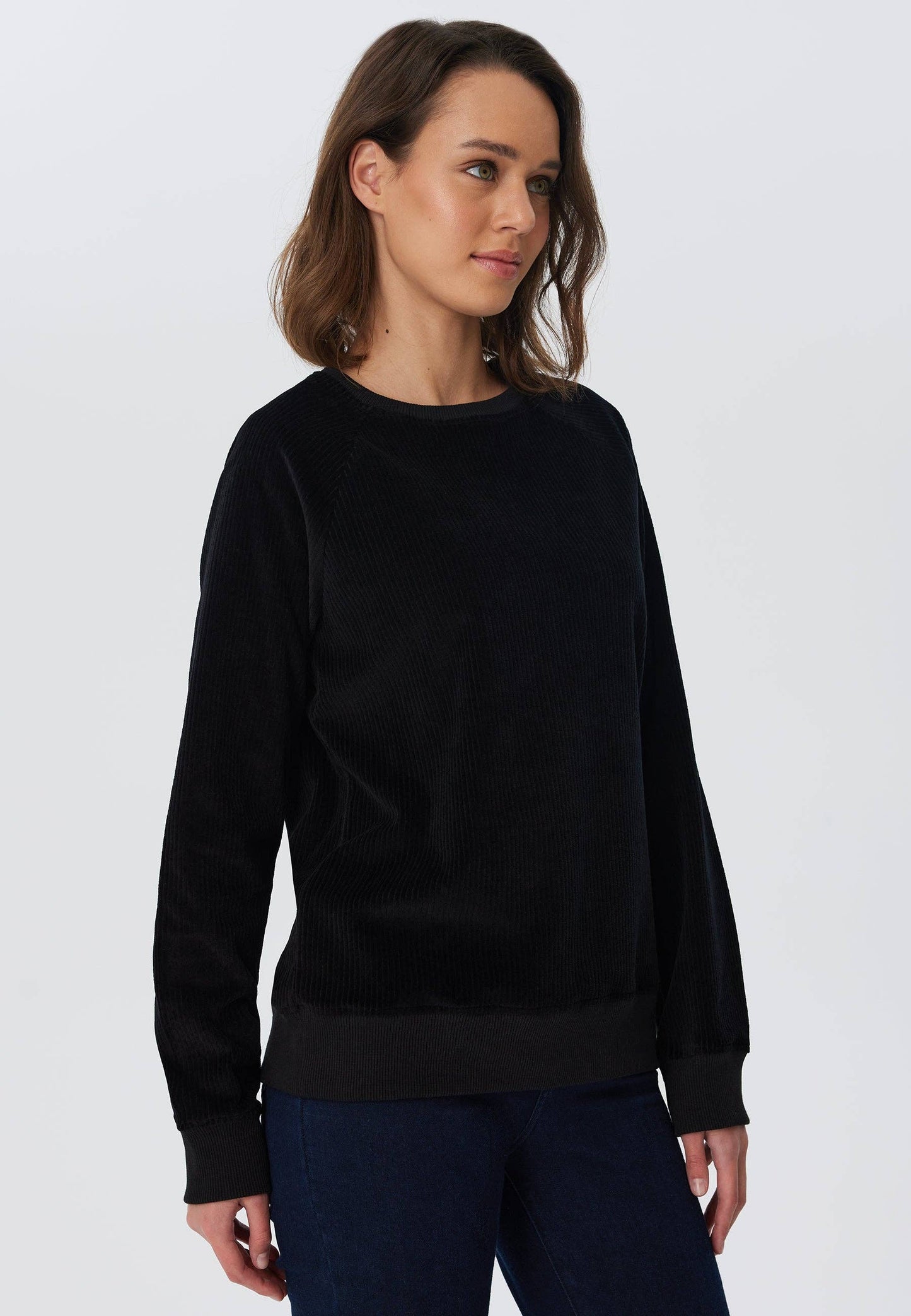 Corduroy Sweatshirt – Red