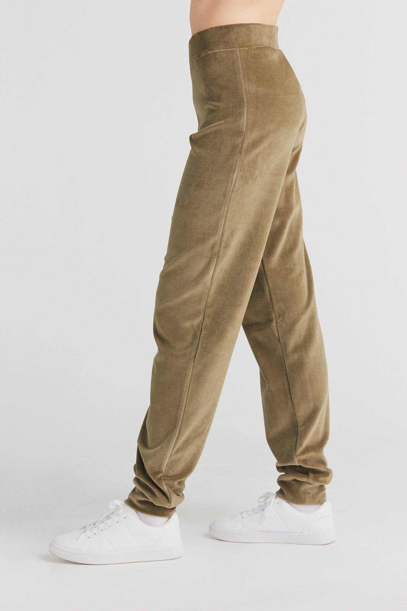 Organic Soft Fleece Cuffed Sweatpants – Women’s