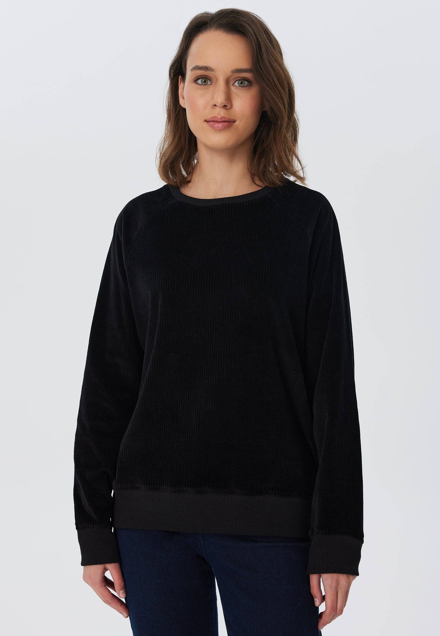 Corduroy Sweatshirt – Red