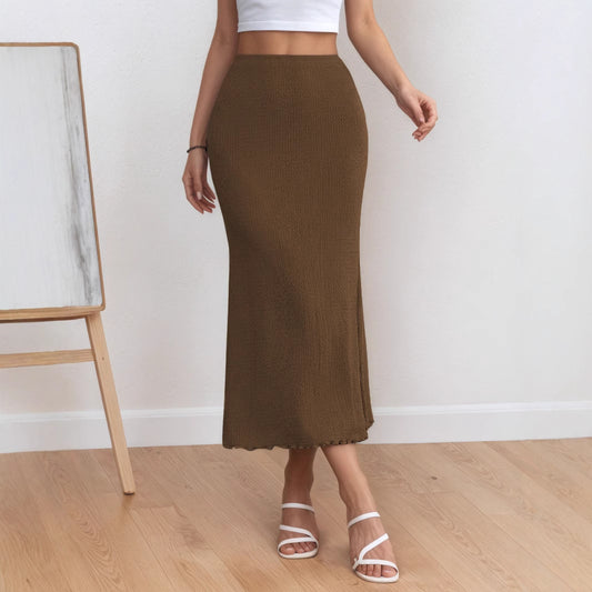 M&N Sculpt Knit Midi Skirt
