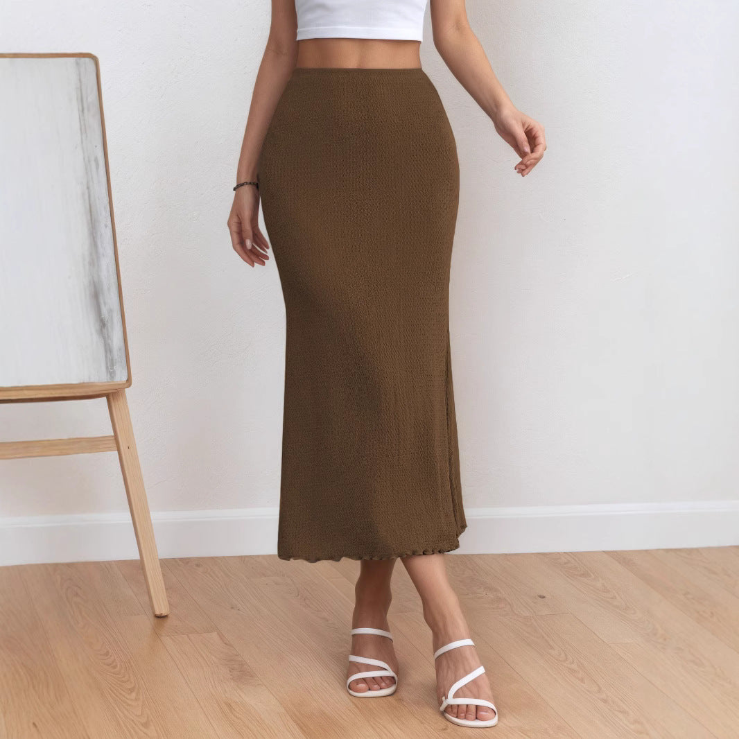 M&N Sculpt Knit Midi Skirt